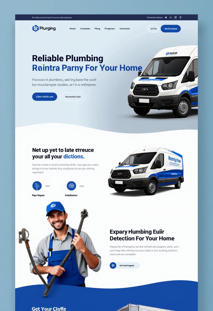 Modern Plumbing Website Design