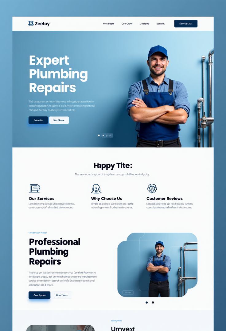 Professional Plumbing Company UI