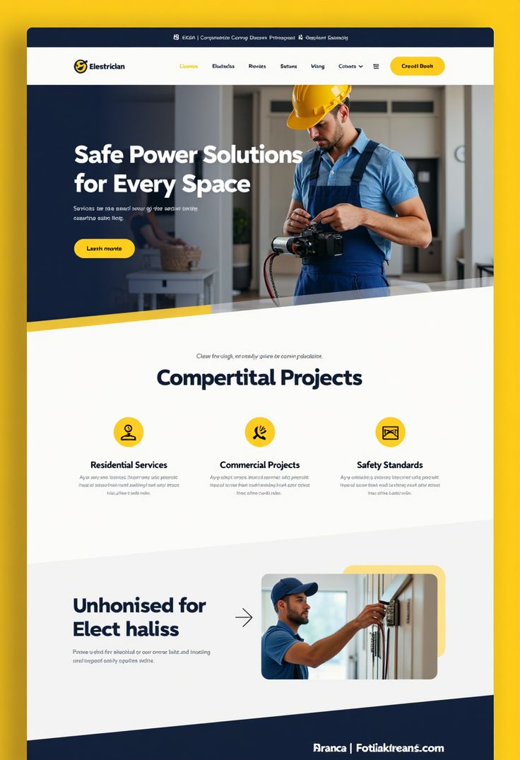 Electrician Website Design